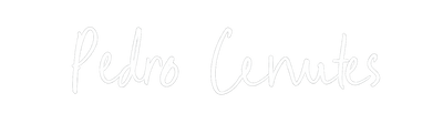 Pedro Cervantes signature
